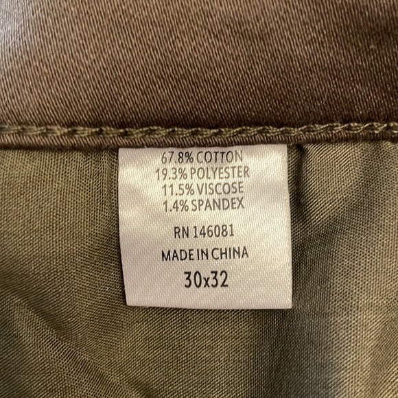Swet Tailor Men’s Duo Pants, Size 30x32. Army Green. NWT. - Picture 7 of 8